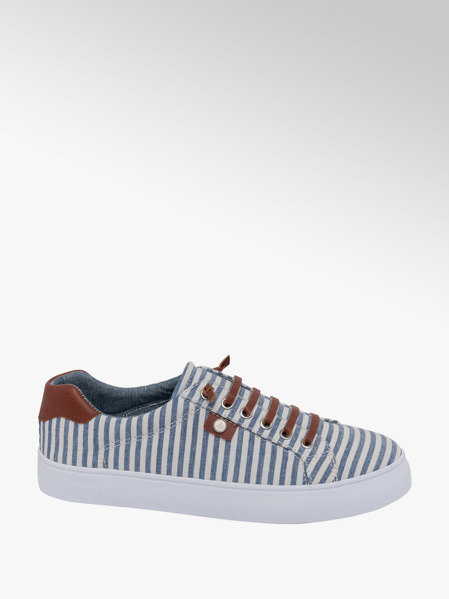Damen Leinen Sneakers von Graceland in blau Damen Leinen Sneakers von Graceland in blau